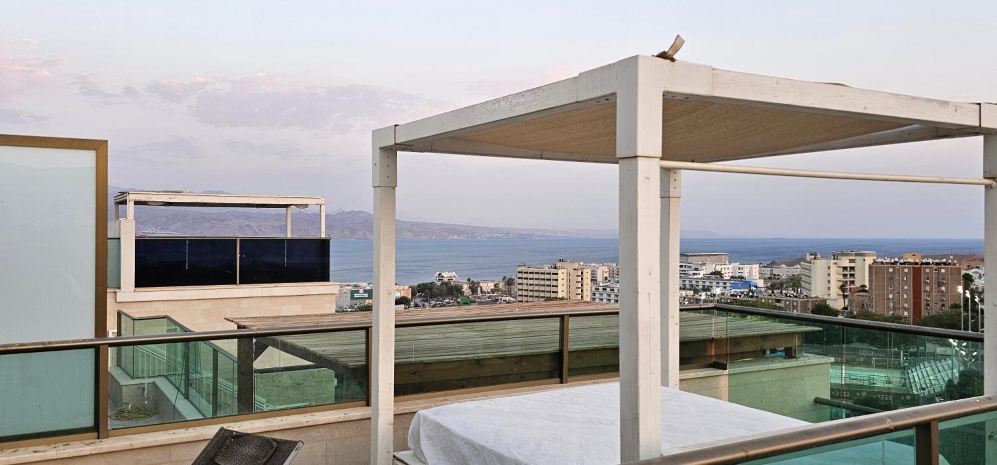 Exclusive Top Luxury Penthouse Near The Sea With Privat Roof-Pool Eilat Exterior foto